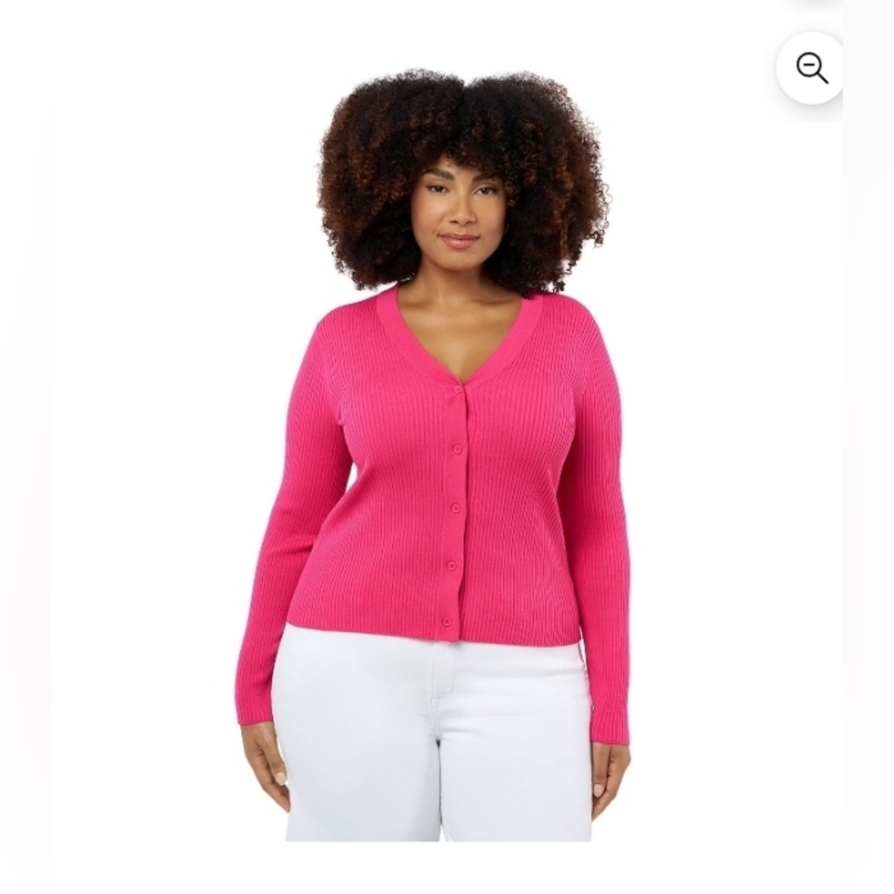 Edited by Remi Bader Women's Cardigan Length 28Size 3X PTP 26